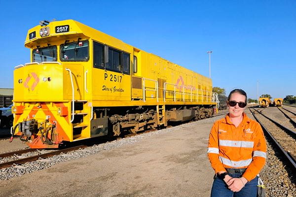 Diana Gudel shares her journey to becoming a train driver